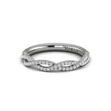 Matching Band for Woven Strands Engagement Ring