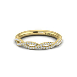 Matching Band for Woven Strands Engagement Ring