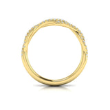 Matching Band for Woven Strands Engagement Ring