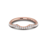 Matching Band for Entwined Hidden Halo Engagement Ring