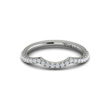 Matching Band for Entwined Hidden Halo Engagement Ring