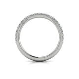 Matching Band for Entwined Oval Hidden Halo Engagement Ring