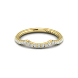 Matching Band for Entwined Oval Hidden Halo Engagement Ring