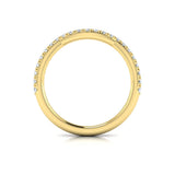 Matching Band for Entwined Oval Hidden Halo Engagement Ring