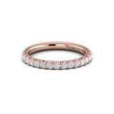 Matching Band for Bold Cathedral Round Diamond Engagement Ring