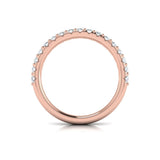 Matching Band for Bold Cathedral Round Diamond Engagement Ring