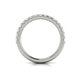 Matching Band for Bold Cathedral Round Diamond Engagement Ring