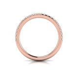 Matching Band for Dramatic Cathedral Hidden Halo Engagement Ring