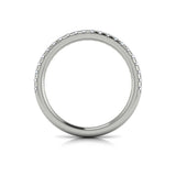 Matching Band for Dramatic Cathedral Hidden Halo Engagement Ring