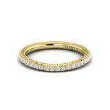 Matching Band for Dramatic Cathedral Hidden Halo Engagement Ring