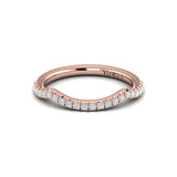 Matching Band for Entwined Round Engagement Ring