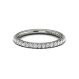 Matching Band for Cathedral Arch Double Halo Round Engagement Ring