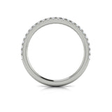 Matching Band for Corsage Halo Oval Engagement Ring