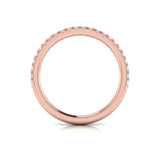 Matching Band for Floral Halo Engagement Ring