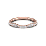 Matching Band for Enchanted Vine Oval Hidden Halo Engagement Ring