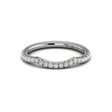 Matching Band for Enchanted Vine Oval Hidden Halo Engagement Ring