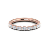 Matching Band for Graceful Round Diamond Engagement Ring