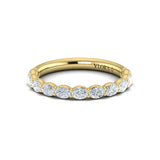 Matching Band for Graceful Round Diamond Engagement Ring