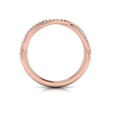 Matching Band for Entwined Pear Halo Engagement Ring