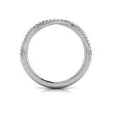 Matching Band for Entwined Pear Halo Engagement Ring