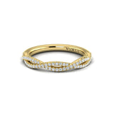 Matching Band for Entwined Pear Halo Engagement Ring