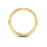 Matching Band for Entwined Pear Halo Engagement Ring