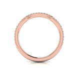 Matching Band for Entwined Euro Halo Round Engagement Ring