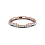 Matching Band for Entwined Oval Halo Engagement Ring