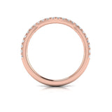 Matching Band for Entwined Oval Halo Engagement Ring