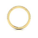 Matching Band for Entwined Oval Halo Engagement Ring