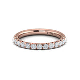Matching Band for French Cathedral Round Diamond Engagement Ring