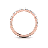 Matching Band for French Cathedral Round Diamond Engagement Ring