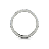 Matching Band for Serenity Oval Hidden Halo Engagement Ring