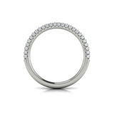 Matching Band for Splendid Cathedral Split Shank Oval Engagement Ring
