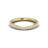 Matching Band for Elegant Halo Emerald Cut Engagement Ring