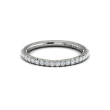 Matching Band for Signature Solitaire Emerald Cut Bezel Engagement Ring