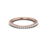 Matching Band for Refined Oval Bezel Engagement Ring