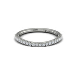Matching Band for Refined Oval Bezel Engagement Ring