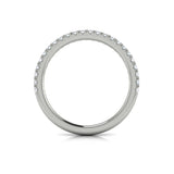 Matching Band for Refined Oval Bezel Engagement Ring