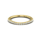 Matching Band for Refined Oval Bezel Engagement Ring