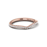 Matching Band for Bypass Oval Engagement Ring