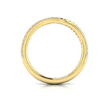 Matching Band for Bypass Oval Engagement Ring