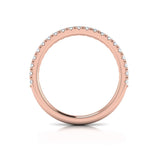 Matching Band for Graceful Halo Oval Engagement Ring
