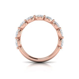 Matching Band for Cascade Oval Engagement Ring