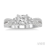 Semi-Mount Diamond Engagement Ring