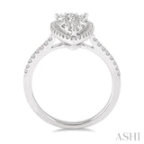 Pear Shape Lovebright Essential Diamond Engagement Ring