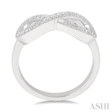 Silver Infinity Diamond Fashion Ring