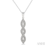 Silver Diamond Fashion Pendant