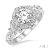 Semi-Mount Diamond Engagement Ring