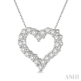 Heart Shape Diamond Necklace